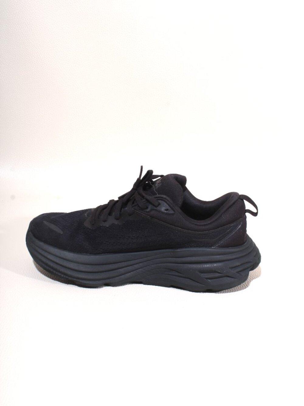 Hoka One One Bondi 8 1123202-BBLC Sneakers Mens Size 9 D Black Running Shoes - Picture 3 of 9